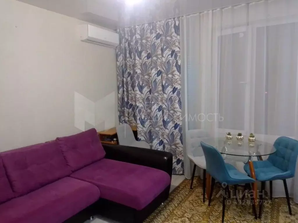 Студия Тюменская область, Тюмень ул. Фармана Салманова, 4 (30.0 м) - Фото 0