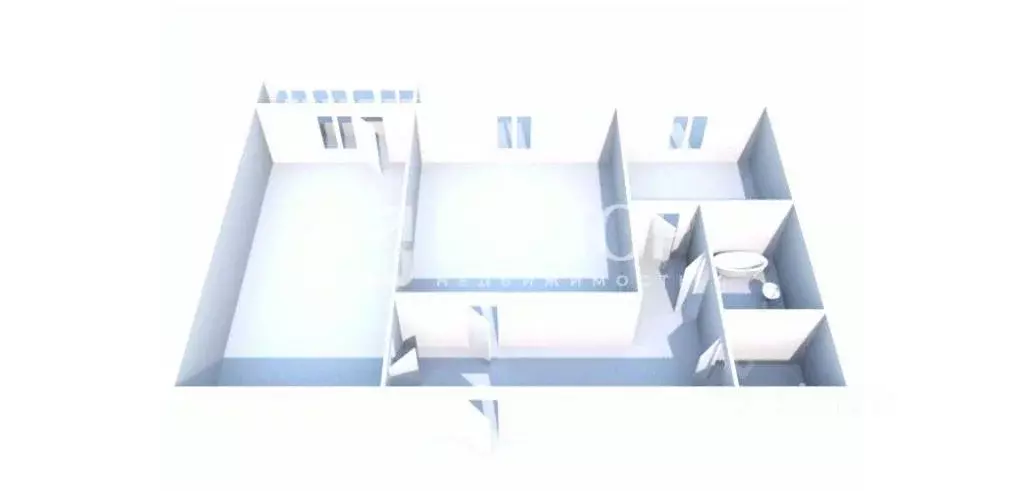 2-к кв. Костромская область, Кострома Давыдовский-3 мкр, 3 (50.4 м) - Фото 2