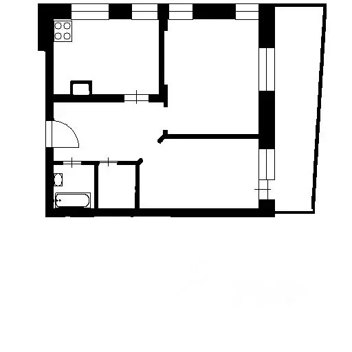 1-к кв. Московская область, Жуковский ул. Лацкова, 1 (45.0 м) - Фото 2