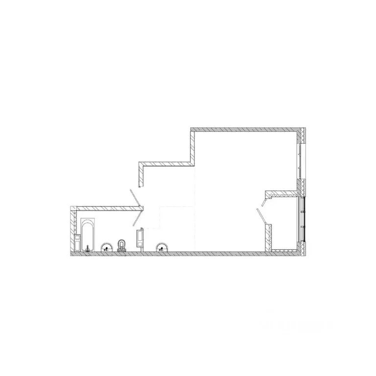 1-к кв. Приморский край, Владивосток Посейдония жилой комплекс (48.14 ... - Фото 1