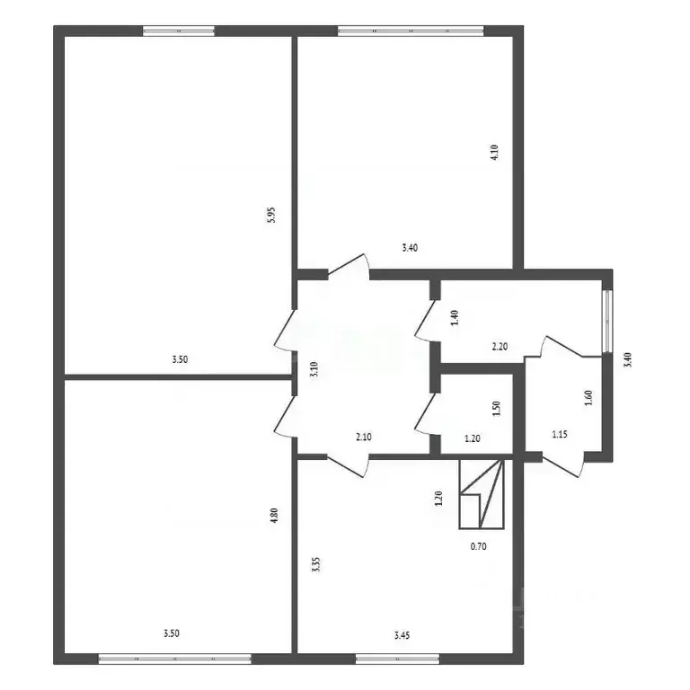 3-к кв. Красноярский край, Емельяново пгт ул. Береговая, 46 (70.5 м) - Фото 2