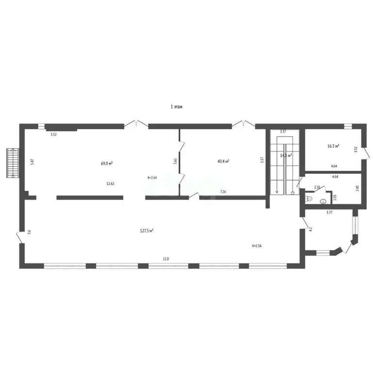 Помещение свободного назначения в Костромская область, пос. Антропово ... - Фото 1