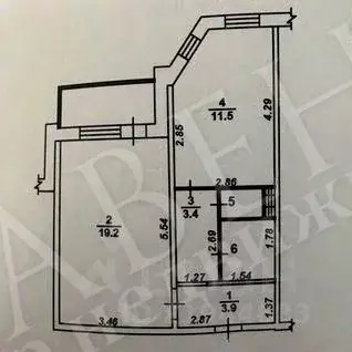 1-к кв. Воронежская область, Воронеж ул. 9 Января, 233/32 (41.8 м) - Фото 2
