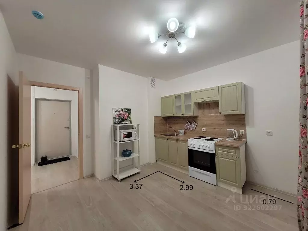 1-к кв. Свердловская область, Екатеринбург просп. Космонавтов, 91Б ... - Фото 1