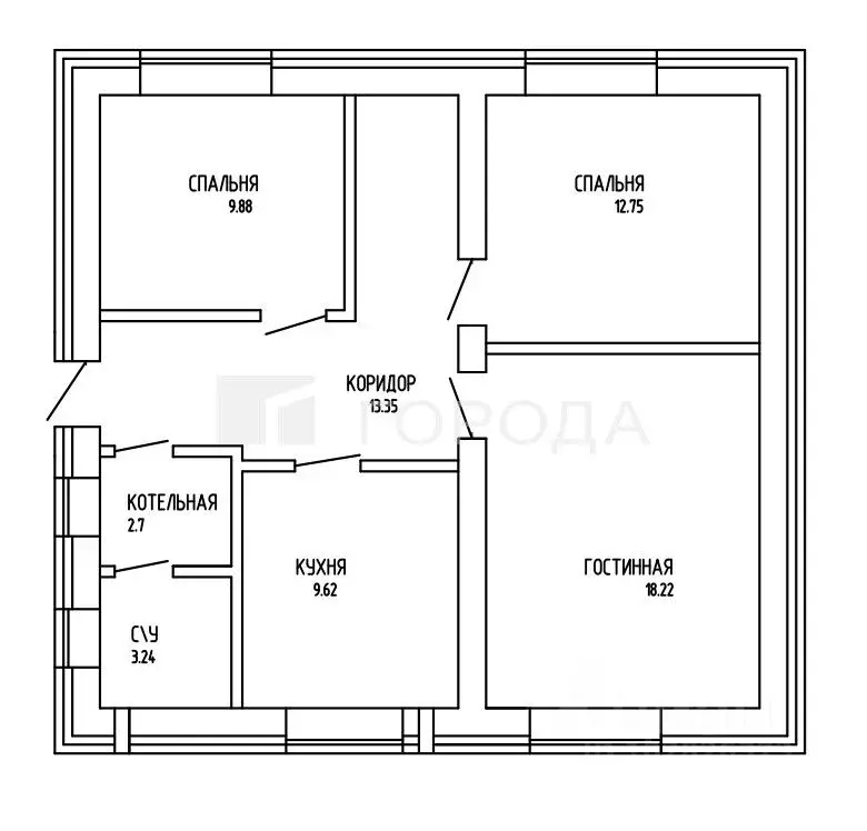 Дом в Томская область, Томский район, Удачный кп ул. Виноградная (70 ... - Фото 1