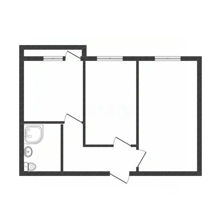 2-к кв. Смоленская область, Смоленск Краснинское ш., 28А (45.1 м) - Фото 2