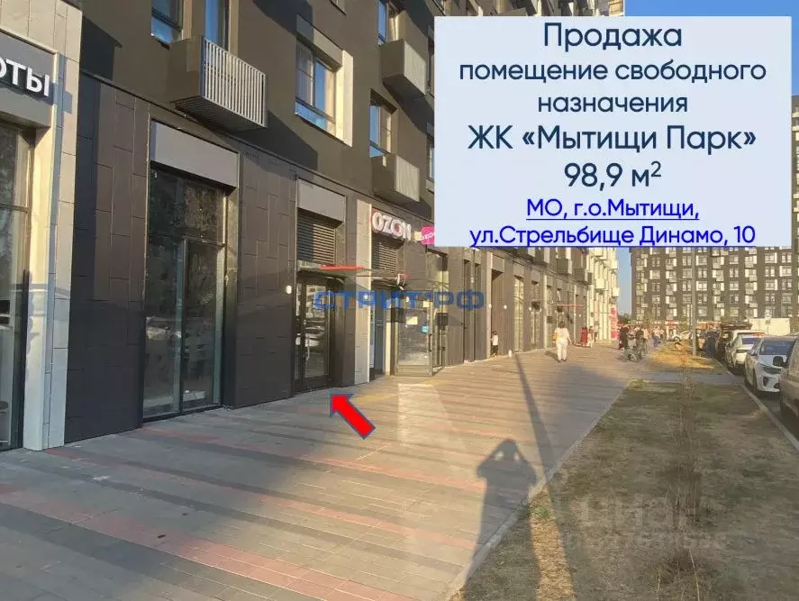 Торговая площадь в Московская область, Мытищи ул. Стрельбище Динамо, ... - Фото 1