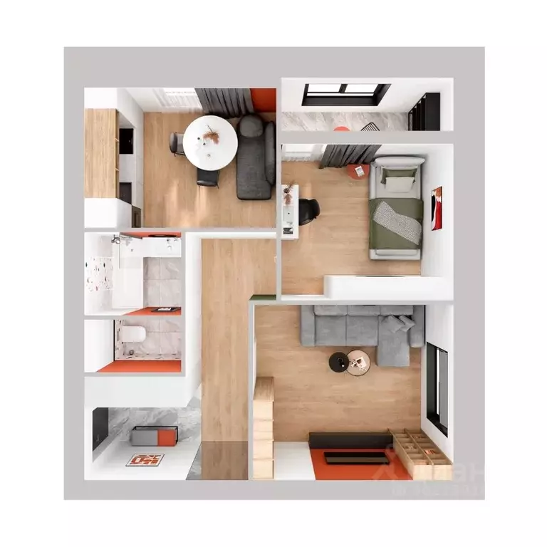 2-к кв. Волгоградская область, Волгоград ул. Атласова, 12 (50.18 м) - Фото 2