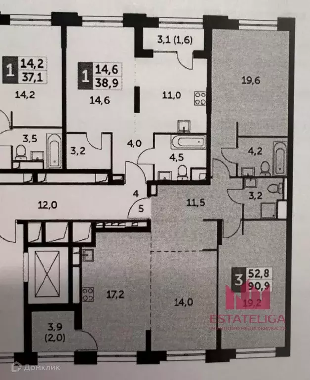 Продаётся 4-к квартира, 91 м - Фото 0