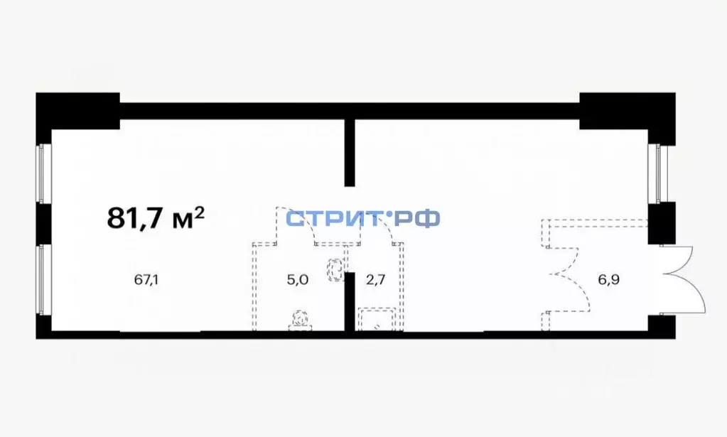 Торговая площадь в Московская область, Мытищи Яуза Парк жилой ... - Фото 1