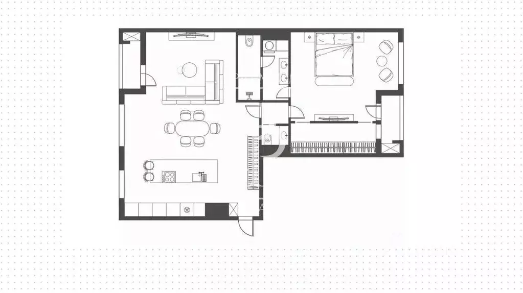 2-к кв. Москва Мантулинская ул., 9к6 (103.0 м) - Фото 1