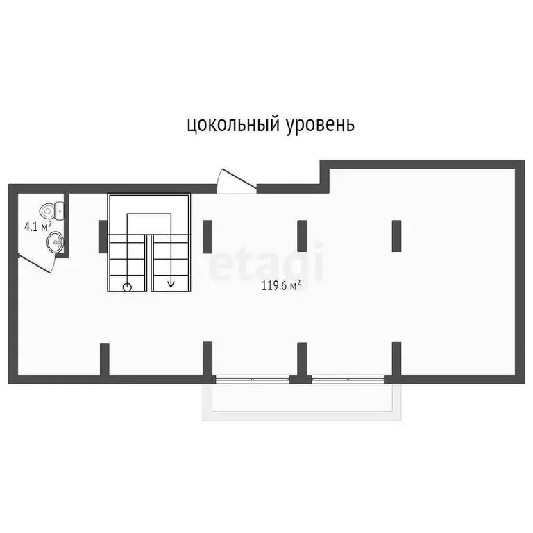 Помещение свободного назначения (129.8 м) - Фото 1