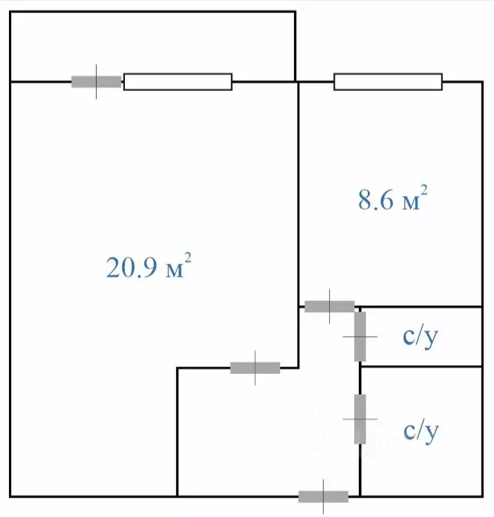1-к кв. Москва Кантемировская ул., 20К2 (38.6 м) - Фото 2