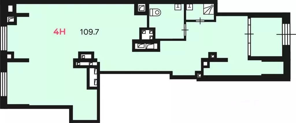 Помещение свободного назначения в Москва Амурская ул., 1/2/3 (110 м) - Фото 2