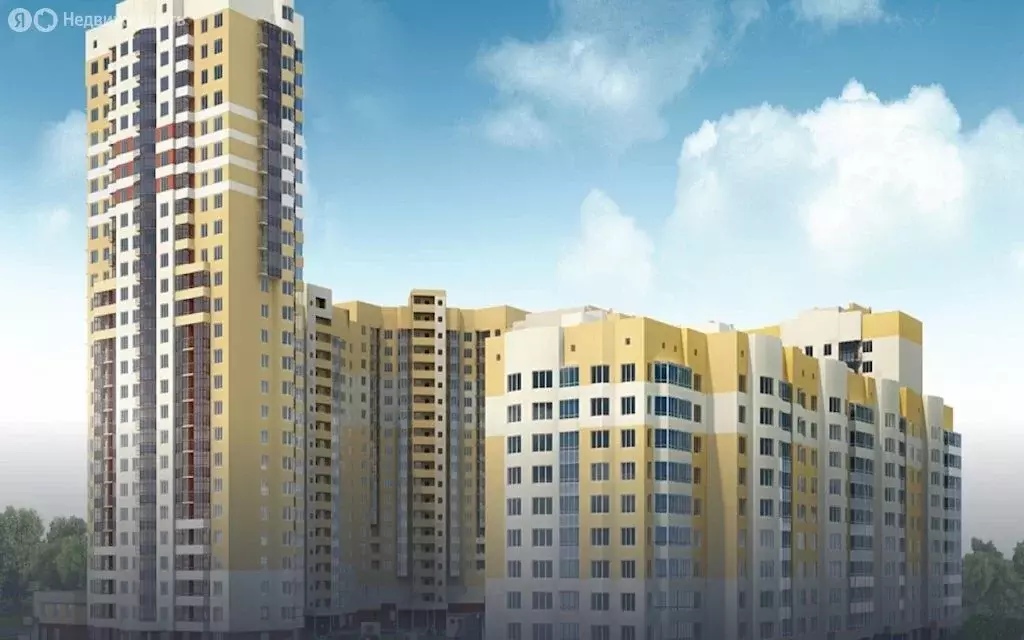 3-комнатная квартира: Екатеринбург, улица Николая Островского, 1 (83.6 ... - Фото 1