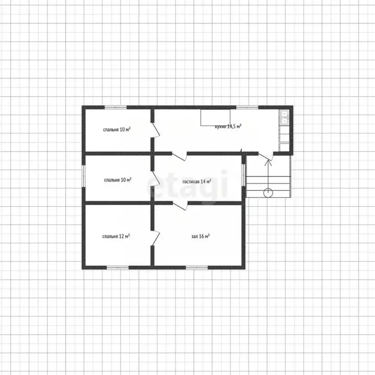 Дом в Адыгея, Майкоп городской округ, Ханская ст-ца ул. Кооперативная ... - Фото 1