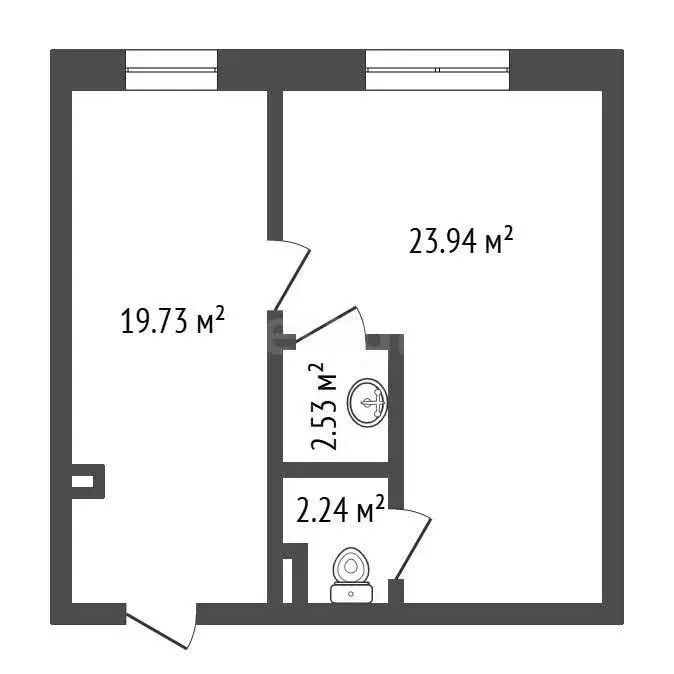Помещение свободного назначения (45 м) - Фото 1