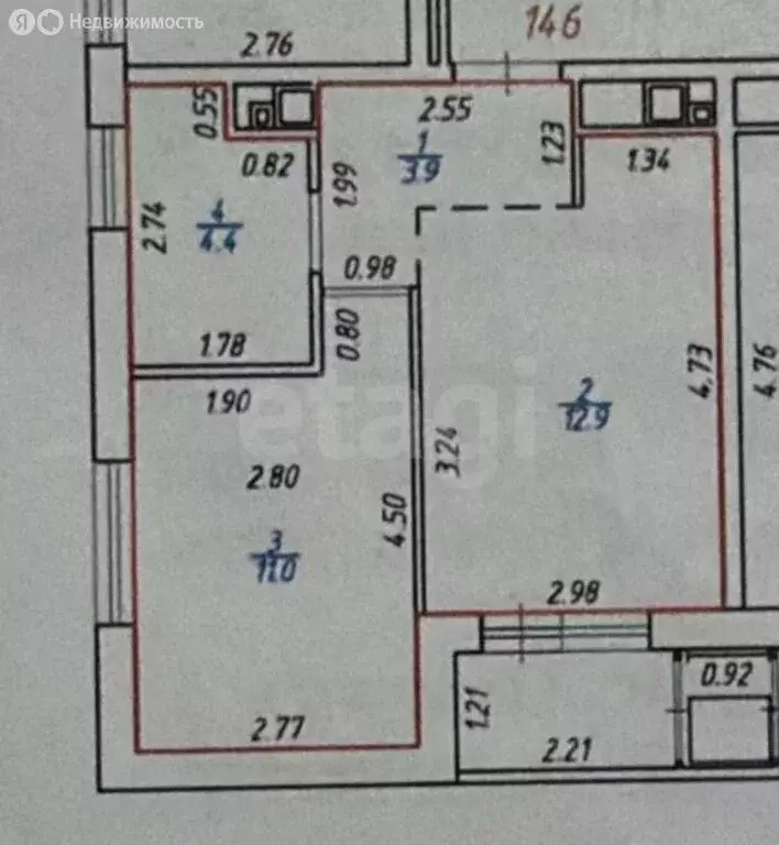 1-комнатная квартира: Ижевск, улица Ворошилова, 67А (32.2 м) - Фото 1