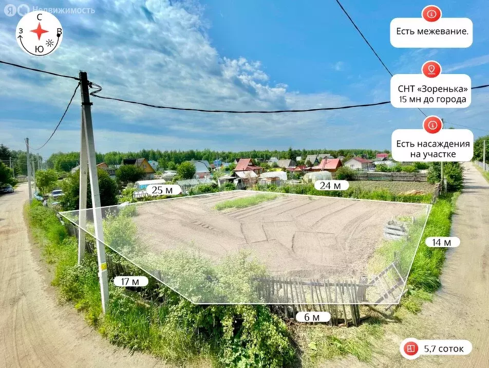 Участок в Башковское сельское поселение, садоводческое товарищество ... - Фото 1