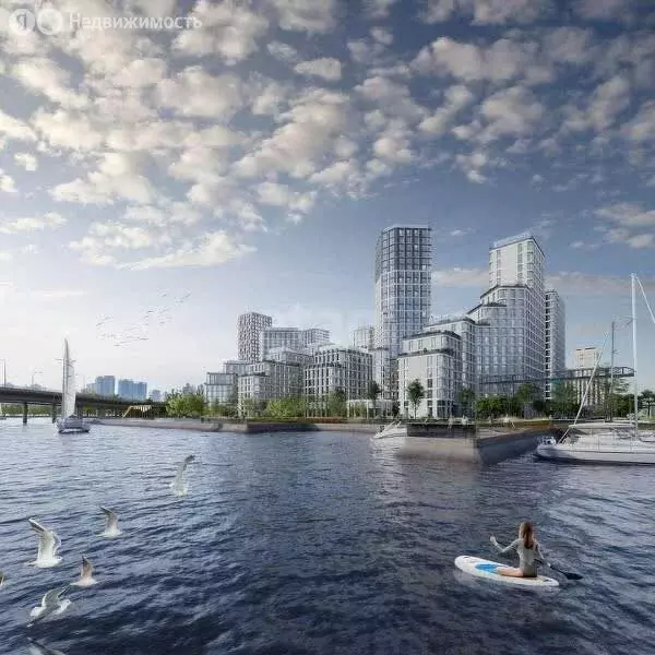 3-комнатная квартира: Москва, набережная Марка Шагала, 15к1 (79.6 м) - Фото 1
