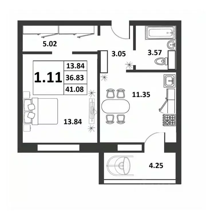 1-к кв. Новгородская область, Великий Новгород ул. Якова Павлова, 15 ... - Фото 1