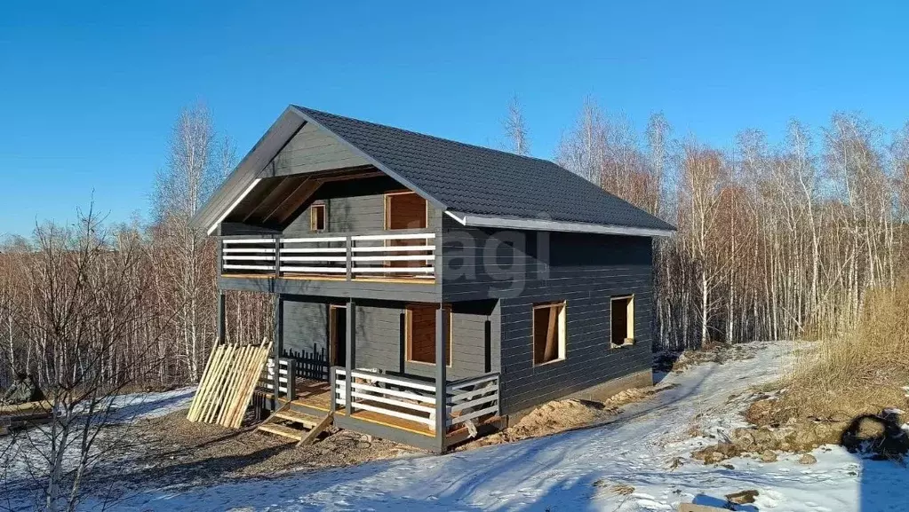 Дом в Красноярский край, Красноярск городской округ, пос. Солонцы, ... - Фото 1