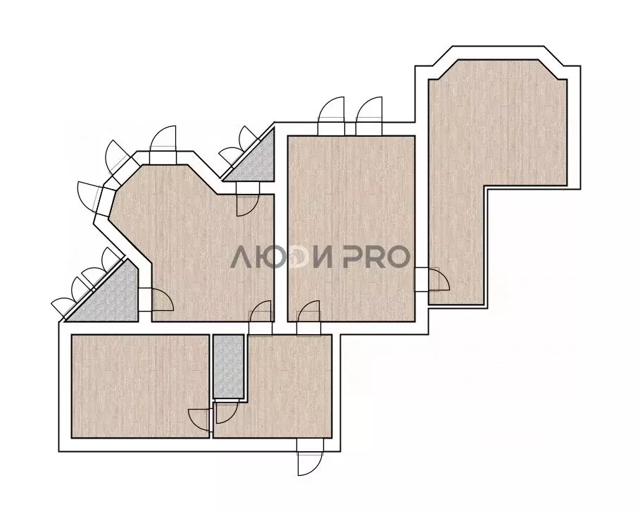 3-к кв. Башкортостан, Уфа Транспортная ул., 42 (117.0 м) - Фото 2