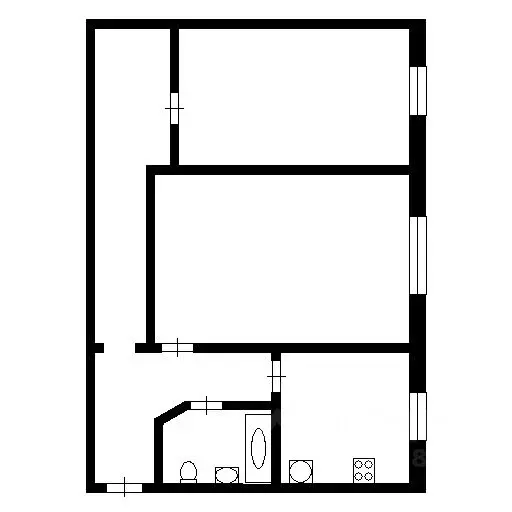 2-к кв. Санкт-Петербург Бестужевская ул., 75 (46.0 м) - Фото 2