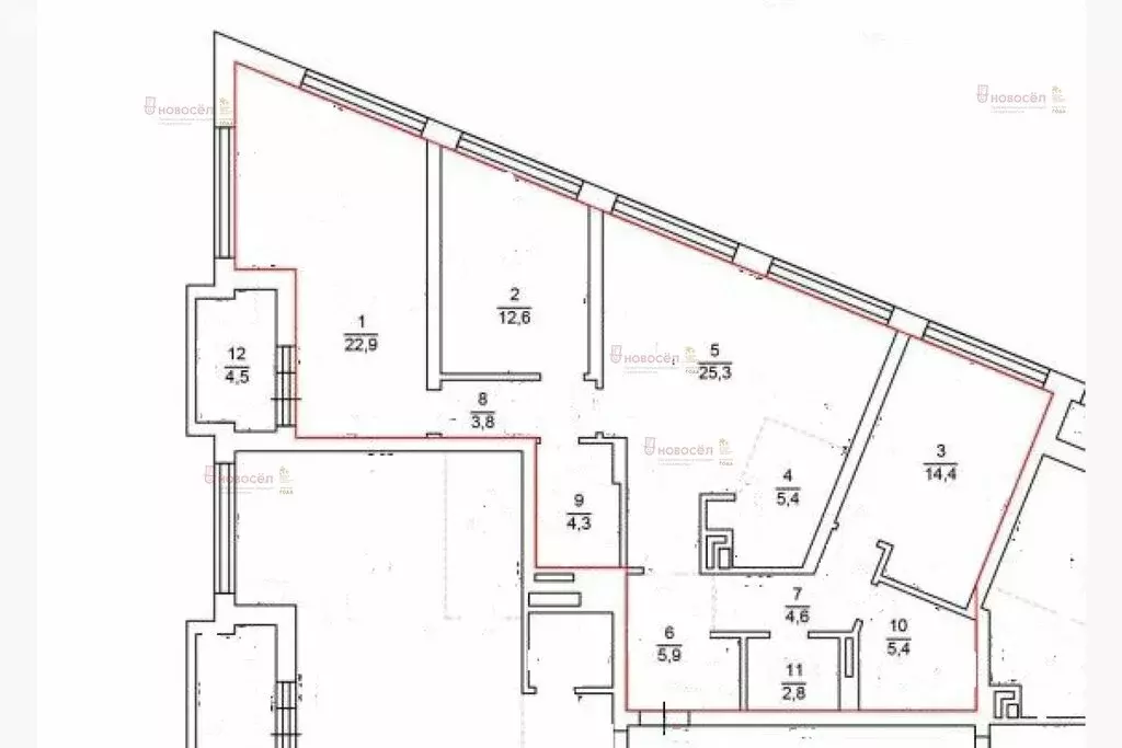 3-комнатная квартира: Екатеринбург, Мраморская улица, 13 (107 м) - Фото 1