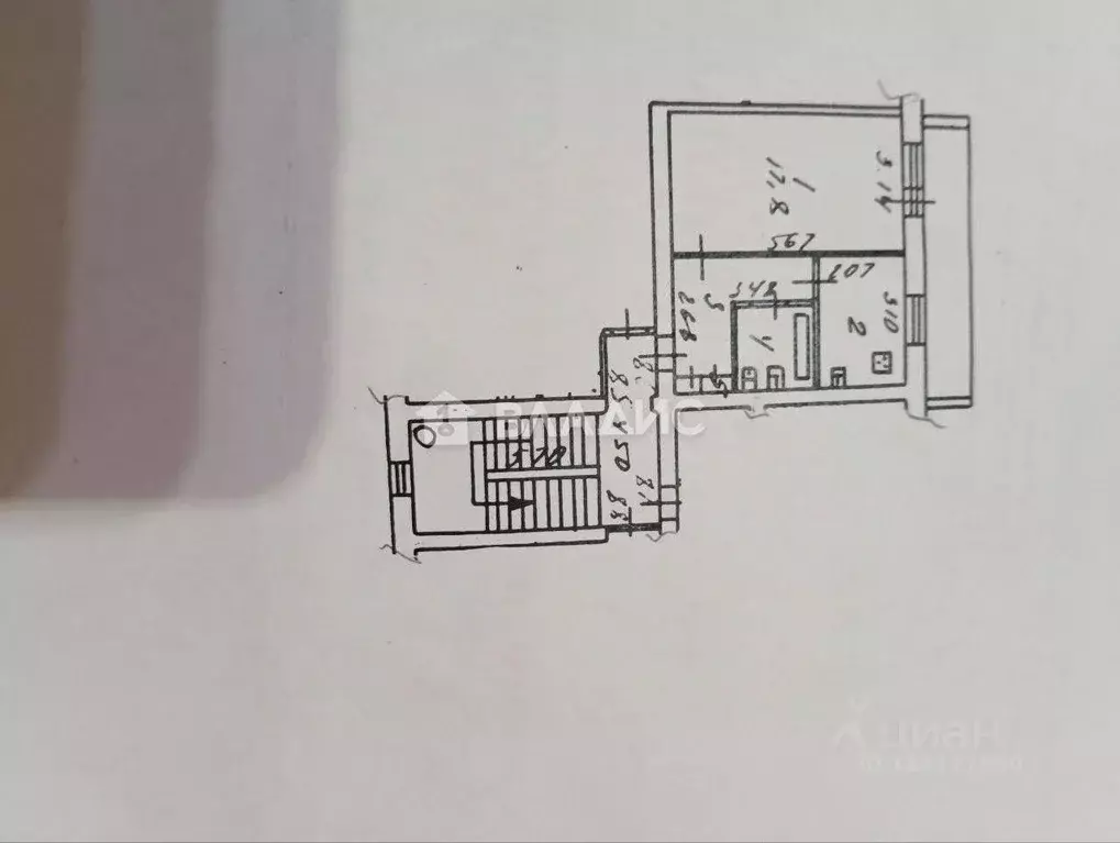 1-к кв. Иркутская область, Иркутск Первомайский мкр, 21 (34.4 м) - Фото 2