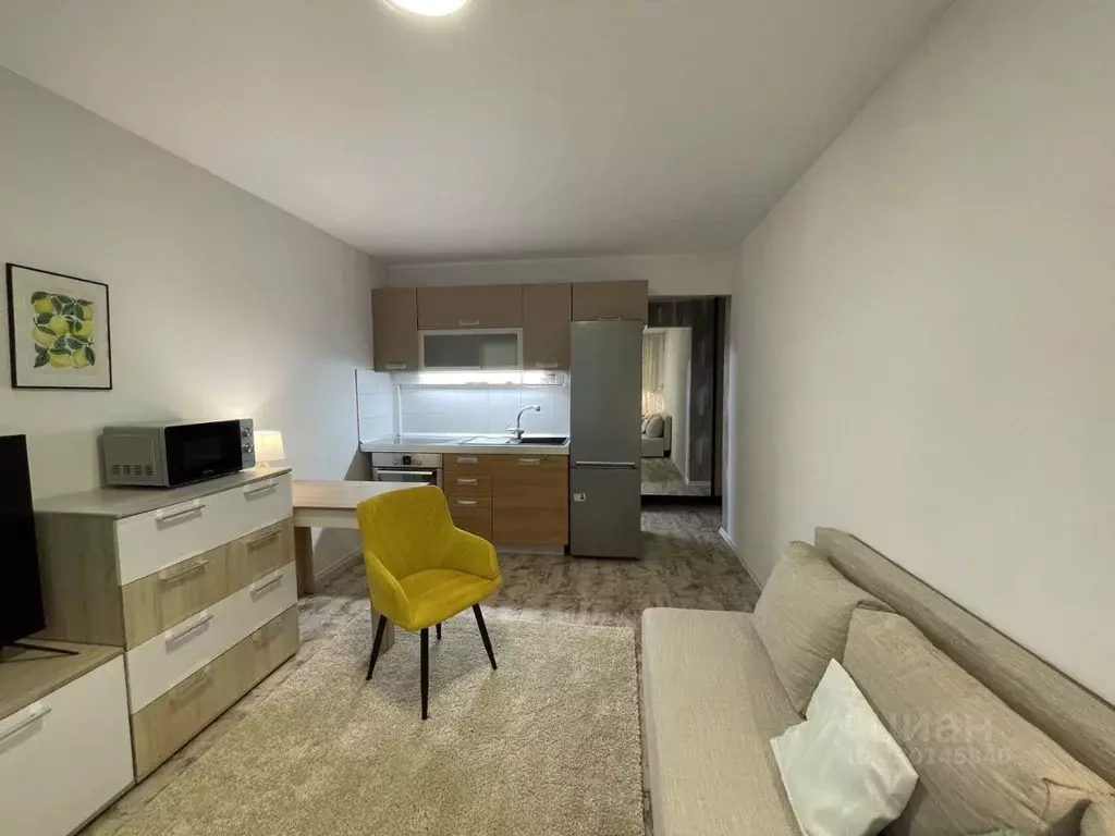 Студия Москва ул. Леси Украинки, 4К1 (26.0 м) - Фото 2