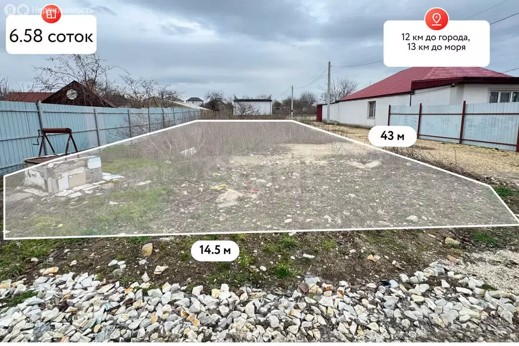 Участок в Краснодарский край, муниципальный округ Анапа, хутор ... - Фото 2