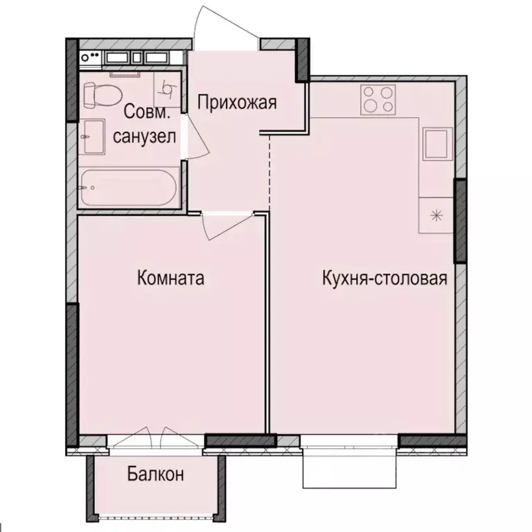 1-к кв. Удмуртия, Ижевск Карлутский жилрайон, 3-й мкр,  (38.3 м) - Фото 0