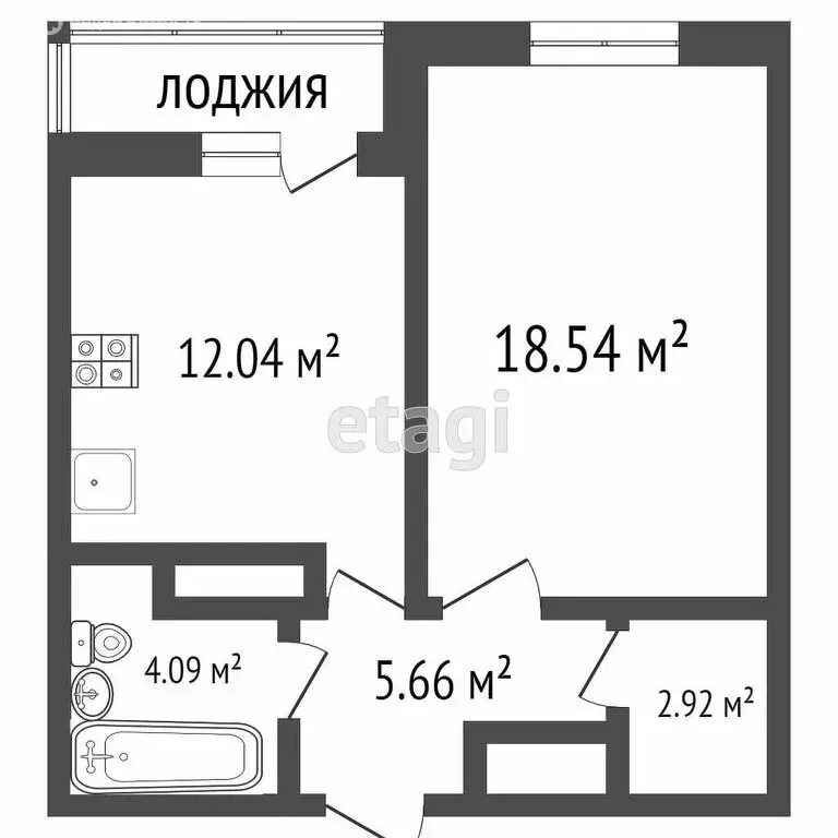 1-комнатная квартира: Ульяновск, улица Аблукова, 10 (41.9 м) - Фото 0