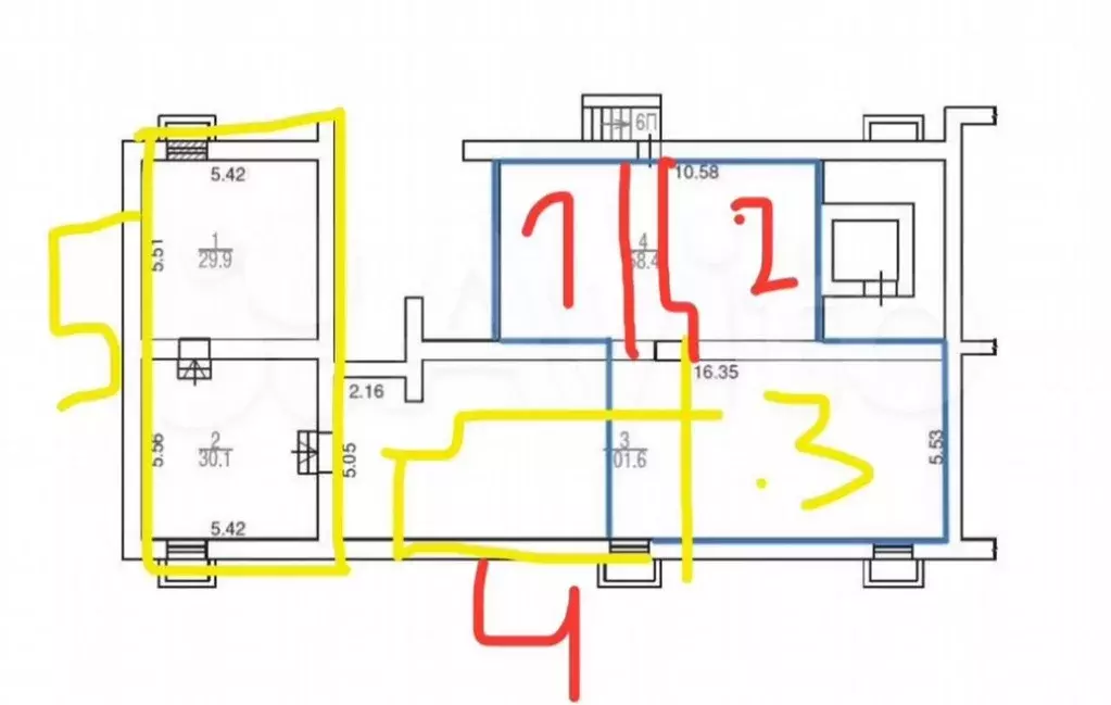 Помещение свободного назначения в Москва Новохорошевский проезд, 7 ... - Фото 2