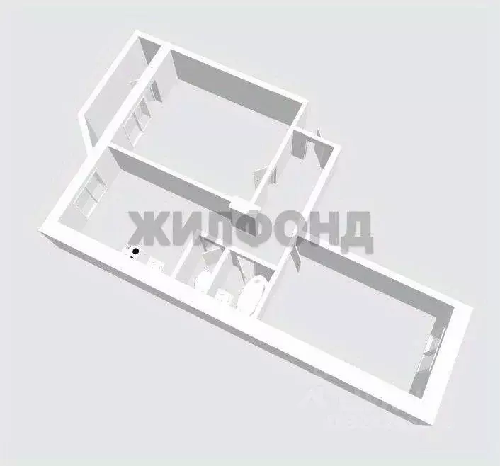 2-к кв. Новосибирская область, Новосибирск Волховская ул., 31 (65.0 м) - Фото 2