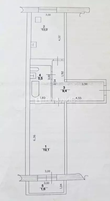 1-к. квартира, 47 м, 6/14 эт. - Фото 0