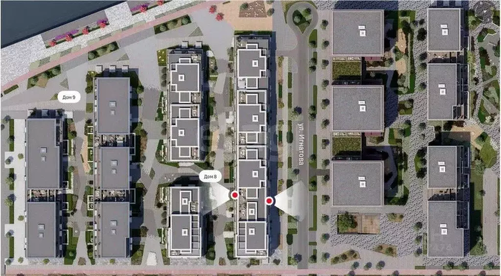 2-к кв. Тюменская область, Тюмень Причальная ул., 7 (75.93 м) - Фото 2