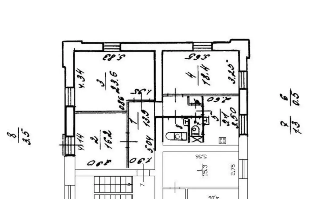 Продаётся 3-к квартира, 86.5 м - Фото 1