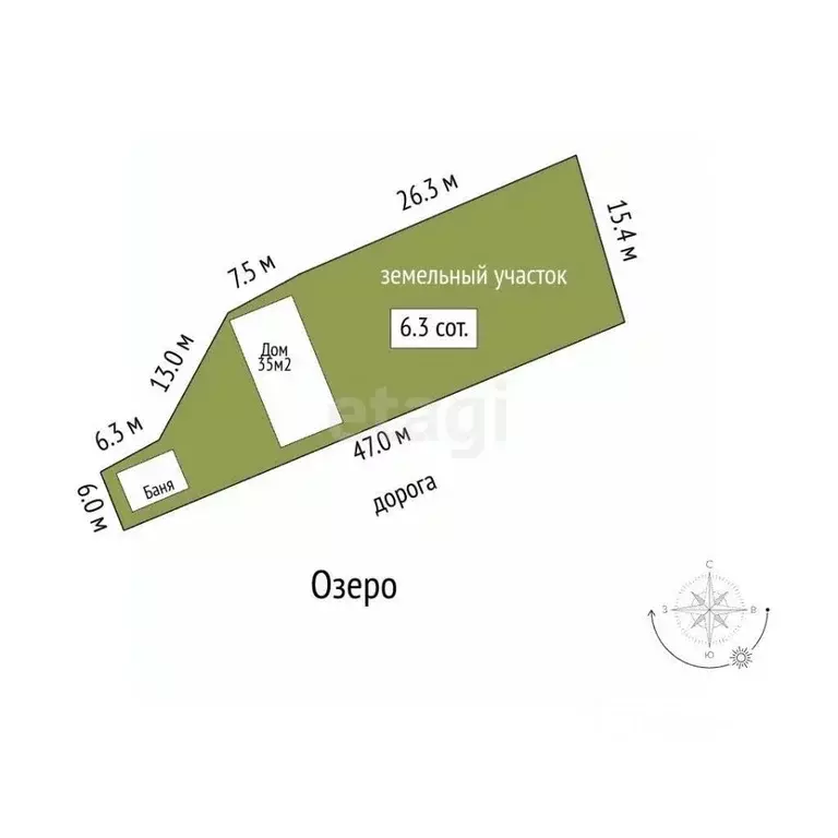 Дом в Вологодская область, Белозерский муниципальный округ, ... - Фото 2