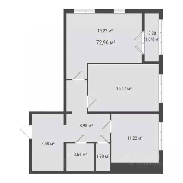 2-к кв. Сахалинская область, Южно-Сахалинск Зеленая Планета на Мира ... - Фото 1