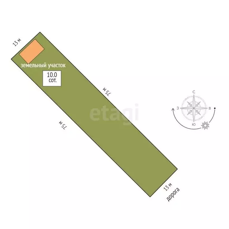 Дом в Первомайское, Парашютное поле (20 м) - Фото 2