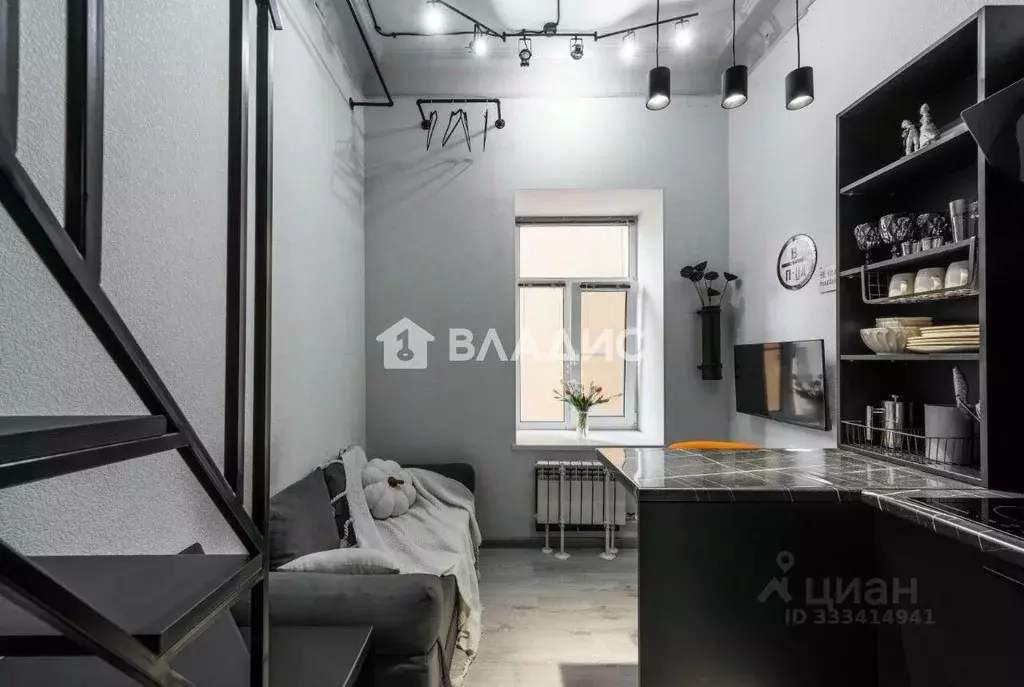 Студия Санкт-Петербург Гороховая ул., 46Б (17.7 м) - Фото 1