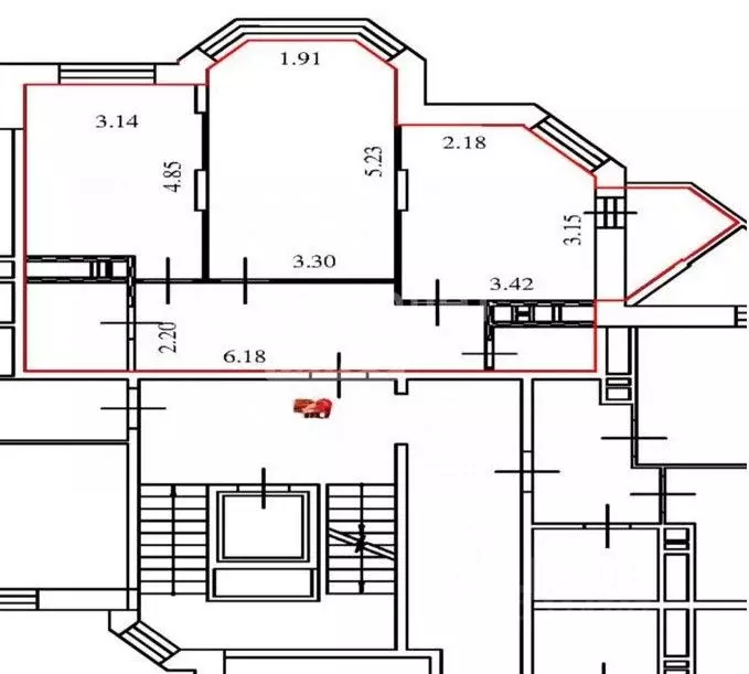 3-к кв. Московская область, Мытищи Осташковское ш., 22к5 (65.8 м) - Фото 2
