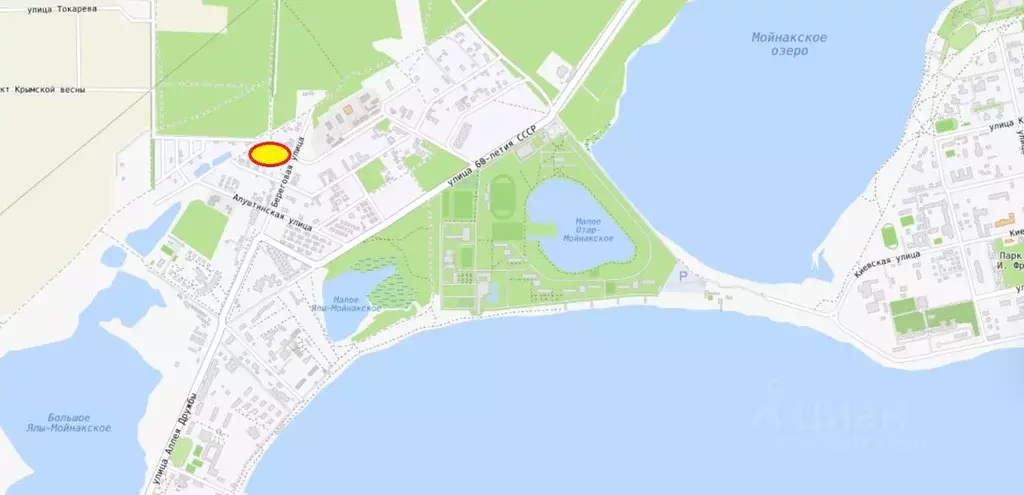 Участок в Крым, Евпатория городской округ, Заозерное пгт ул. ... - Фото 1