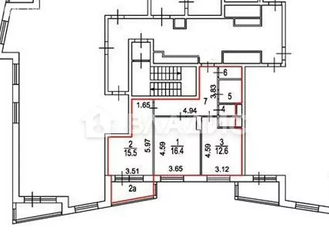 2-комнатная квартира: Москва, Ленинградское шоссе, 108 (60.5 м) - Фото 1