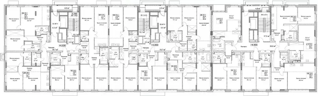 2-к кв. Нижегородская область, Нижний Новгород ул. Максима Горького, ... - Фото 2