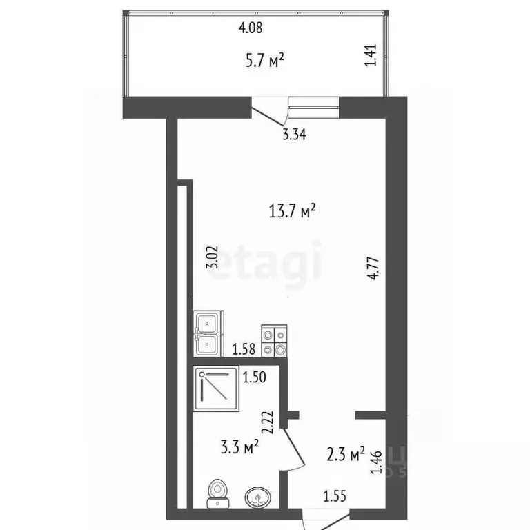 Студия Татарстан, Набережные Челны ул. Раскольникова, 5В (25.0 м) - Фото 2