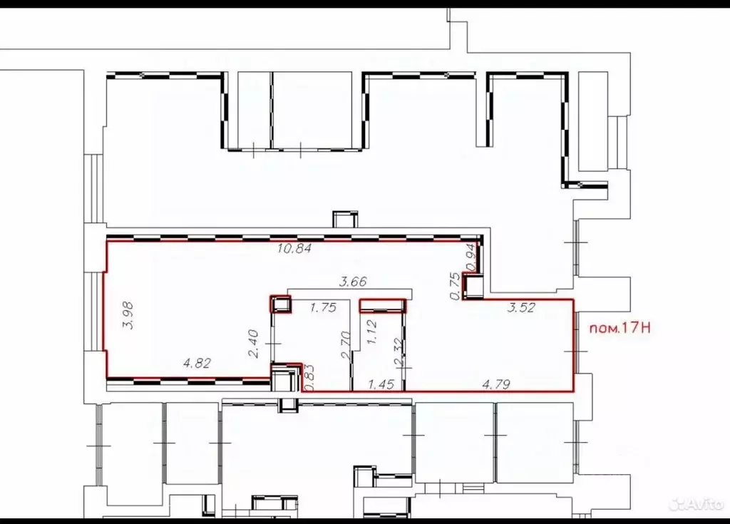 Помещение свободного назначения в Москва Тагильская ул., вл5с13 (50 м) - Фото 1