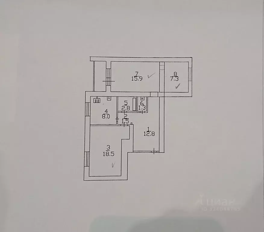 3-к кв. Саратовская область, Саратов ул. Большая Затонская, 23 (68.1 ... - Фото 1